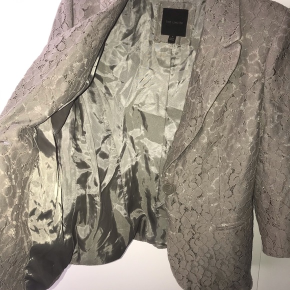 Taupe Lace Jacket - Picture 2 of 4